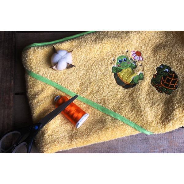 Cape de bain Tortue