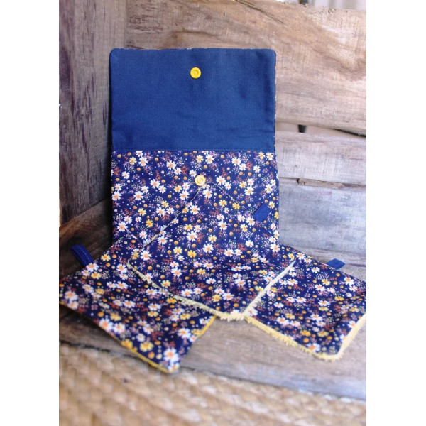 Pochette avec lingettes - Motif : Liberty