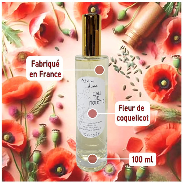 Eau de toilette Fleur de coquelicot