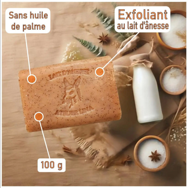 Savon au lait d'ânesse Exfoliant