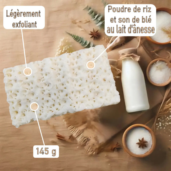 Savon Anesse Poudre de riz et Son de blé