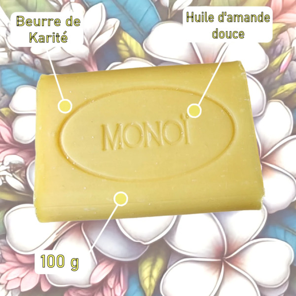 Savon artisanal parfum Monoi