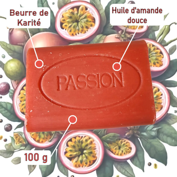 Savon artisanal parfum Passion