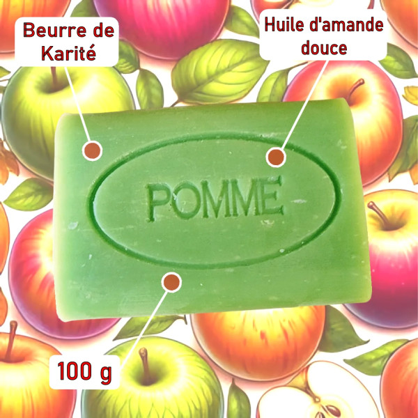 Savon artisanal parfum Pomme