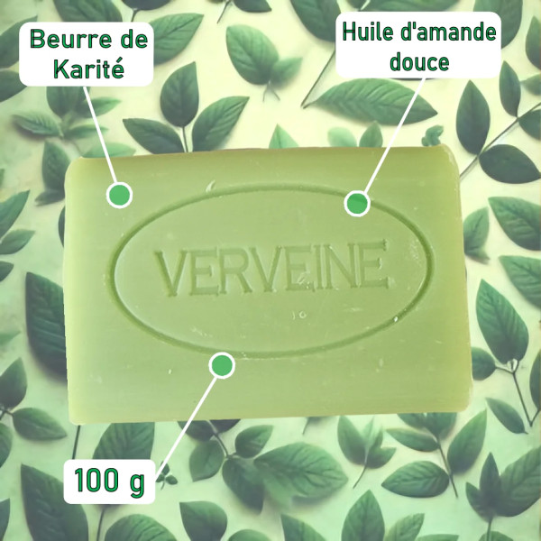 Savon artisanal parfum Verveine