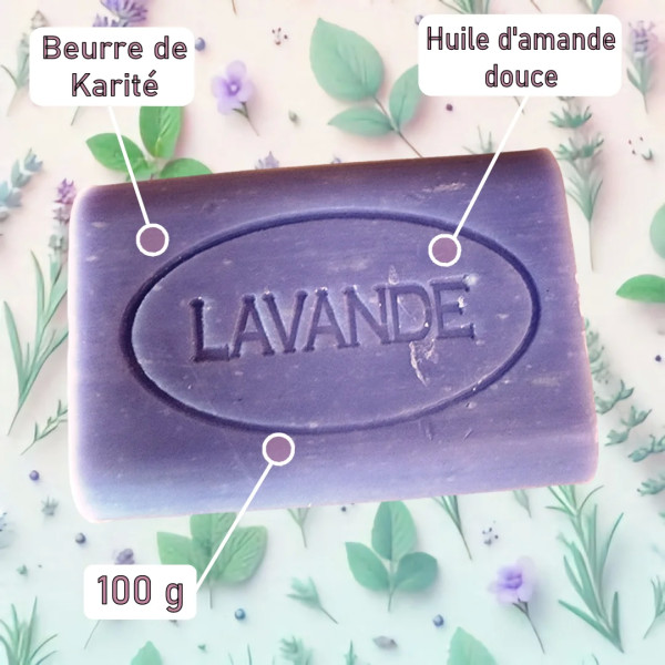 Savon artisanal parfum Lavande