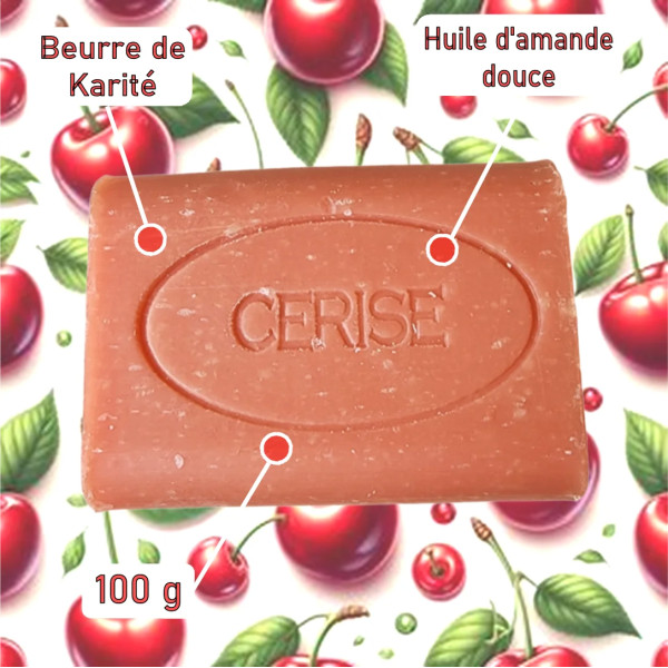 Savon artisanal Cerise