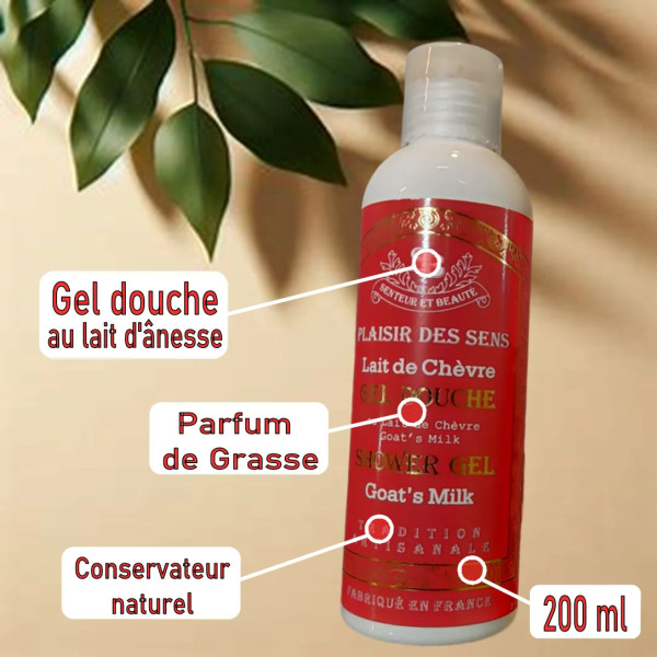 Gel douche au lait de chèvre