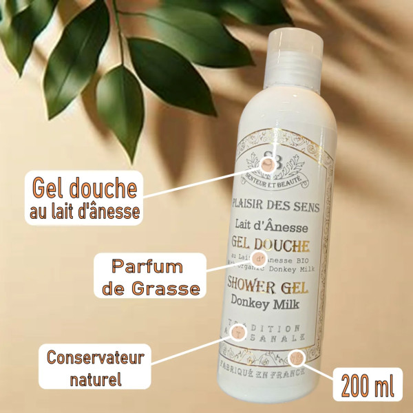 Gel douche au lait d'ânesse Bio