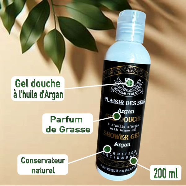 Gel douche à l'huile d'argan