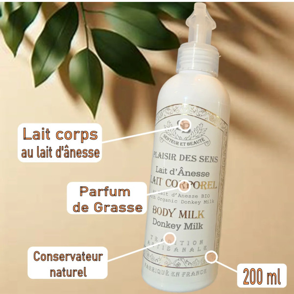 Lait corps au lait d'ânesse