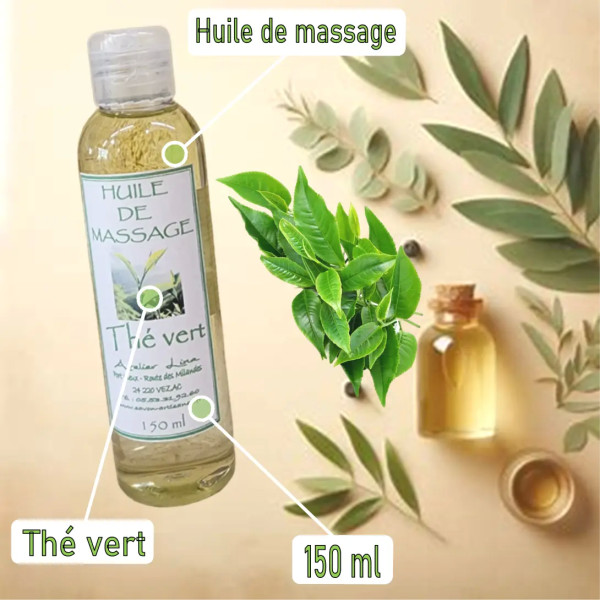 Huile de massage Thé vert