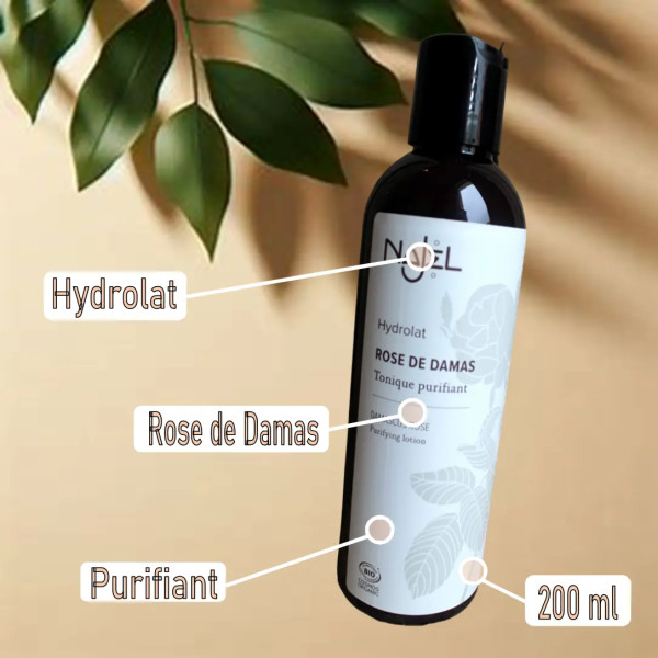 Hydrolat de rose de Damas