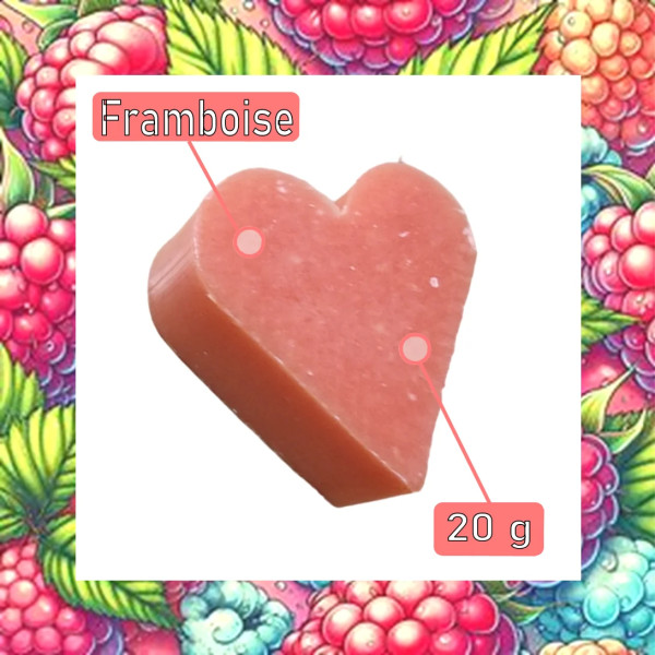 Savon coeur parfum Fraise