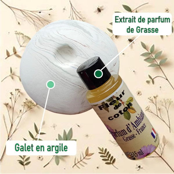 Galet aromatique et extrait de Parfum