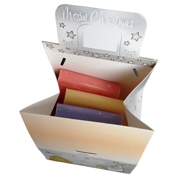 Coffret Noël 3 savons au lait d'ânesse