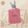 Doudou lapin rose