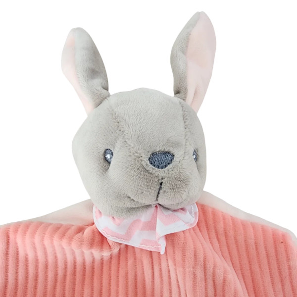 Doudou lapin rose